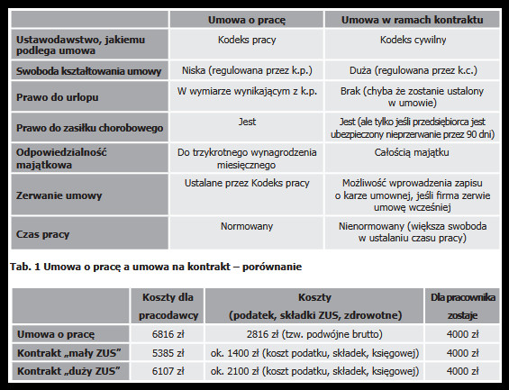 Porównanie Umowy O Pracę I Umowy B2B: Wady I Zalety - Podnosniki Uslugi